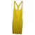 Dsquared2 Tank Bodycon Dress in Yellow Viscose Cellulose fibre  ref.1247956