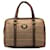 Burberry Brown Vintage Check Handtasche Braun Leder Leinwand Kalbähnliches Kalb Tuch  ref.1248039