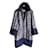 Chanel Nuevo abrigo de tweed con botones de CC de Nueva París / Salzburgo. Gris antracita  ref.1248054