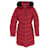 Tommy Hilfiger Womens Slim Fit Coat Red Polyamide Nylon  ref.1248076
