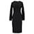 Tommy Hilfiger Womens Slim Fit Dress in Black Polyester  ref.1248098