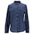 Burberry Plaid Shirt in Blue Cotton Navy blue  ref.1248109