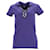 Burberry Ruffled Polo Shirt in Purple Cupro Cotton  ref.1248111