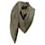 Louis Vuitton LV Khaki green silk shawl Dark grey  ref.1248127