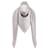 Louis Vuitton LV Shawl new monogram silk Gris Perle colour Grey  ref.1248131