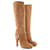 VALENTINO GARAVANI Boots Rockstud Brown Leather  ref.1248446
