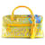 LOUIS VUITTON Handbags Capucines Yellow Leather  ref.1248595