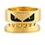 Anéis FENDI Dourado Metal  ref.1248598