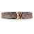 LOUIS VUITTON Belts Initiales Brown Leather  ref.1248599