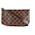 LOUIS VUITTON Handbags Pochette Accessoire Brown Leather  ref.1248703