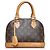 LOUIS VUITTON Handtaschen Alma BB Braun