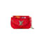 LOUIS VUITTON Handtaschen New Wave Rot Leder  ref.1248811