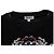 KENZO, camicia nera a maniche lunghe con stampa Nero - vista 7