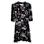Ba&Sh Intento, Vestido negro con estampado floral Kyle Viscosa  ref.1248970
