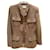 Chanel Stupenda giacca beige con bottoni CC Cachemire  ref.1249037
