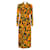 Autre Marque Vestido Balenciaga Amarelo Estampa Floral Multicor Viscose  ref.1249076