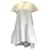 Autre Marque Vestido swing branco com costas abertas Kalita Algodão  ref.1249083