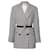 Autre Marque Veronica Beard Black / Off-White Hutchinson Houndstooth Dickey Jacket Polyester  ref.1249089