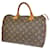 Louis Vuitton Speedy 30 Brown Cloth  ref.1249150