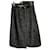 Cambon Chanel Midi skirt Black Cotton Polyester  ref.1249156