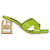 Dolce & Gabbana Sandals Green Leather  ref.1249162