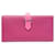 Béarn Hermès Bearn Pink Leder  ref.1249311