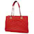 Chanel shopping Red Leather  ref.1249343