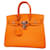 Hermès HERMES BIRKIN 25 Orange Leder  ref.1249451