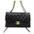 Timeless Chanel lined Flap Black Leather  ref.1249487