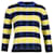 MSGM Striped Patterned Sweater in Multicolor Wool Multiple colors Cotton  ref.1249589