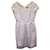 Autre Marque Max Mara Weekend Metallic Print Mini Dress in Cream Cotton White  ref.1249617