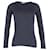 Brunello Cucinelli Crewneck Sweater in Navy Blue Cashmere Wool  ref.1249630