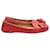 Coach Tassel Loafers in Red Leather  ref.1249637