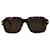 Übergroße quadratische Sonnenbrille von Bottega Veneta aus braunem Acetat Zellulosefaser  ref.1249646