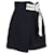 Marni Mini Skirt with Belt Detail in Navy Blue Polyamide  ref.1249676