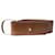 Chloé Brown leather gold hardware belt  ref.1249781