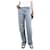 Autre Marque Blue frayed waist boyfriend jeans - size UK 6 Cotton  ref.1249785