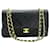 Chanel Black 1989 medium Classic Double Flap bag Leather  ref.1249795