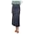By Malene Birger Blue leather midi skirt - size UK 8  ref.1249798