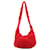 BOTTEGA VENETA Shoulder bags Faux fur Red Veneta  ref.1250365