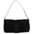 FENDI Baguette Wool and Leather in Black  ref.1250397