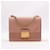 FENDI Vitello Grace Matte Small Kan U Shoulder Bag in Rosa Bourbon Beige Leather  ref.1250431