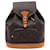 Louis Vuitton Montsouris MM Backpack Bag in Brown Cloth  ref.1250545