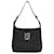 FENDI FF MONOGRAM SHOULDER BAG Black Cotton  ref.1250675
