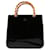 GUCCI Totes Patent leather Black Bamboo  ref.1250765