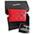 Chanel Geldbörse damen Rot Leder  ref.1250857