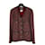 Chanel 9K$ Juwelenknöpfe Lesage Tweed Jacke Bordeaux  ref.1251048