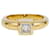 Solitaire Fred Paris princesa diamante, ouro amarelo.  ref.1251059