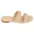 Chanel Zapatos sandalias de cuero. Beige  ref.1251082