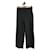 CHANEL  Trousers T.International M Wool Black  ref.1251129